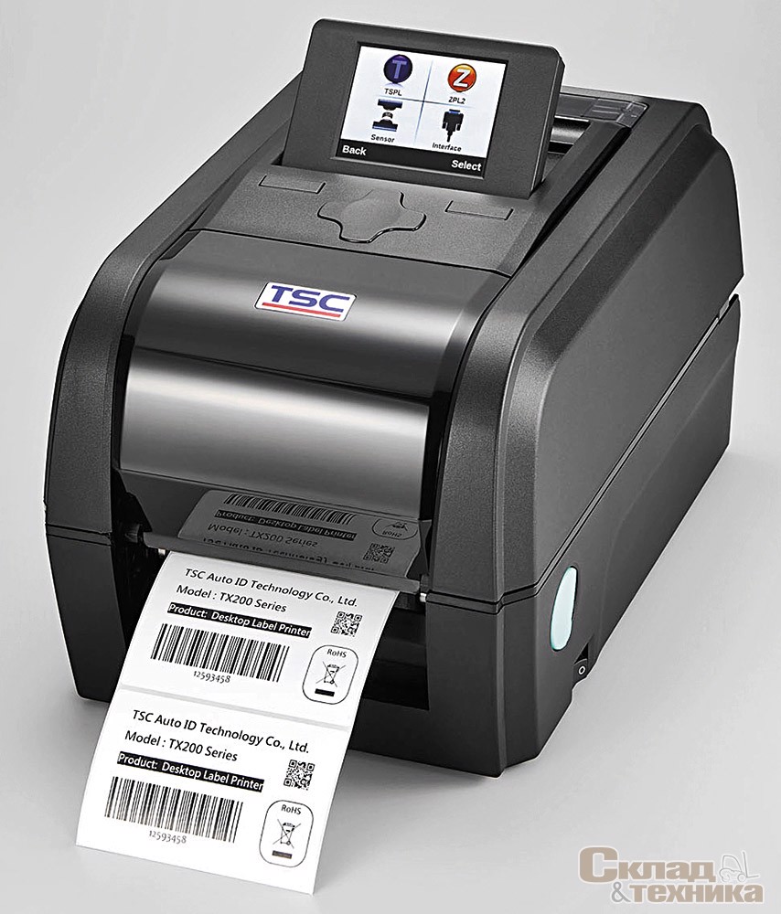 Термотрансферный принтер штрихкодов TSC TX200
